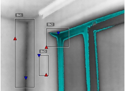Termografia infiltrazioni aria serramenti